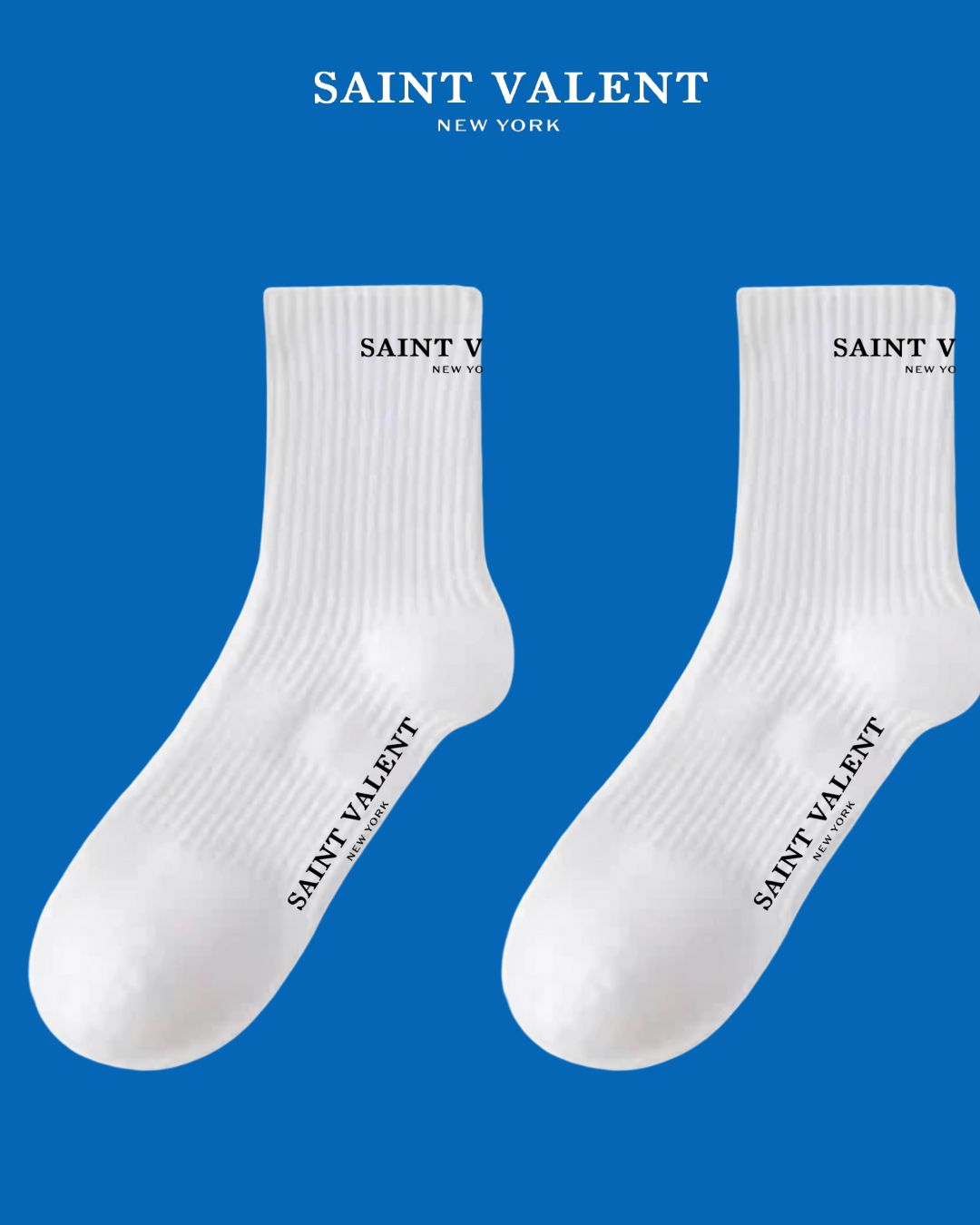 St. Valent White Socks