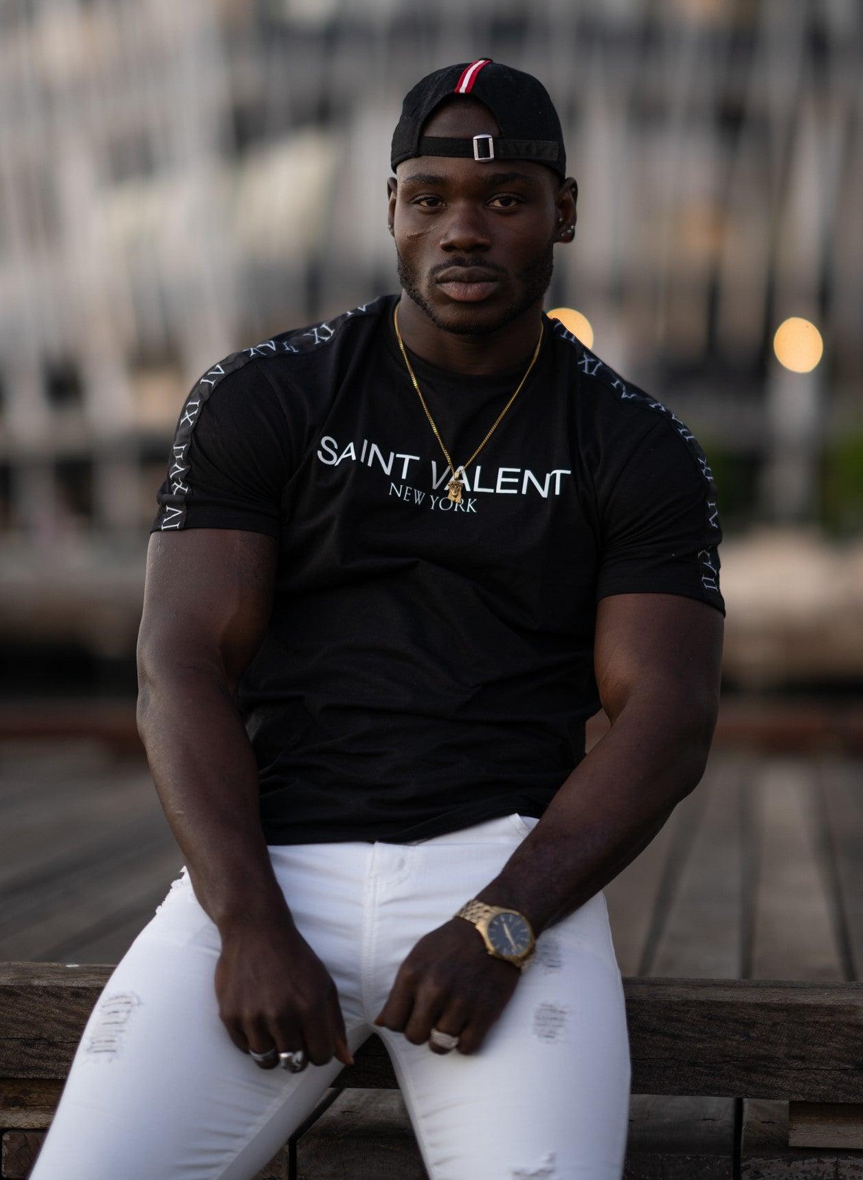 SAINT VALENT'S - Timeless Luxury Black tee - SAINT VALENT®