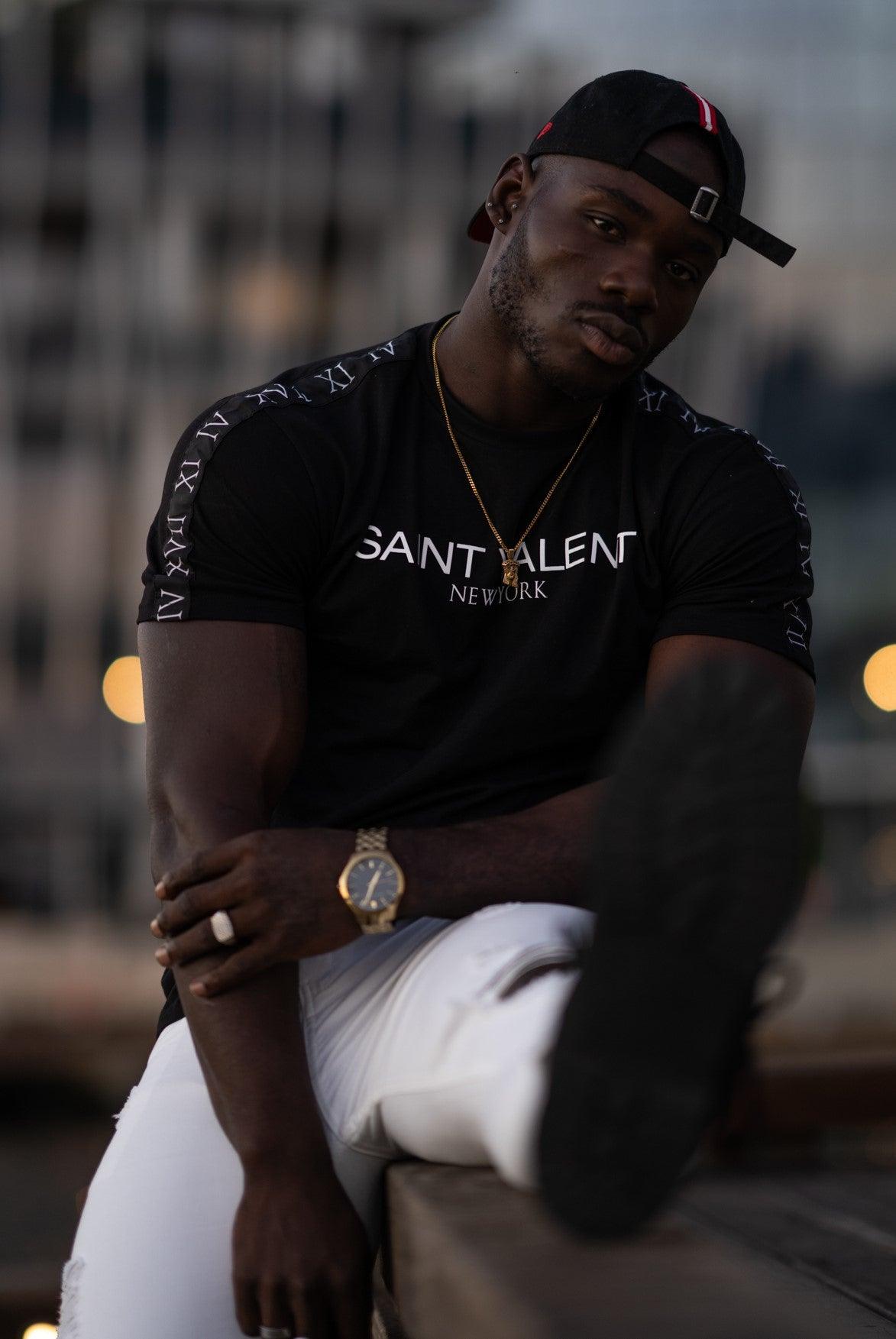 SAINT VALENT'S - Timeless Luxury Black tee - SAINT VALENT®