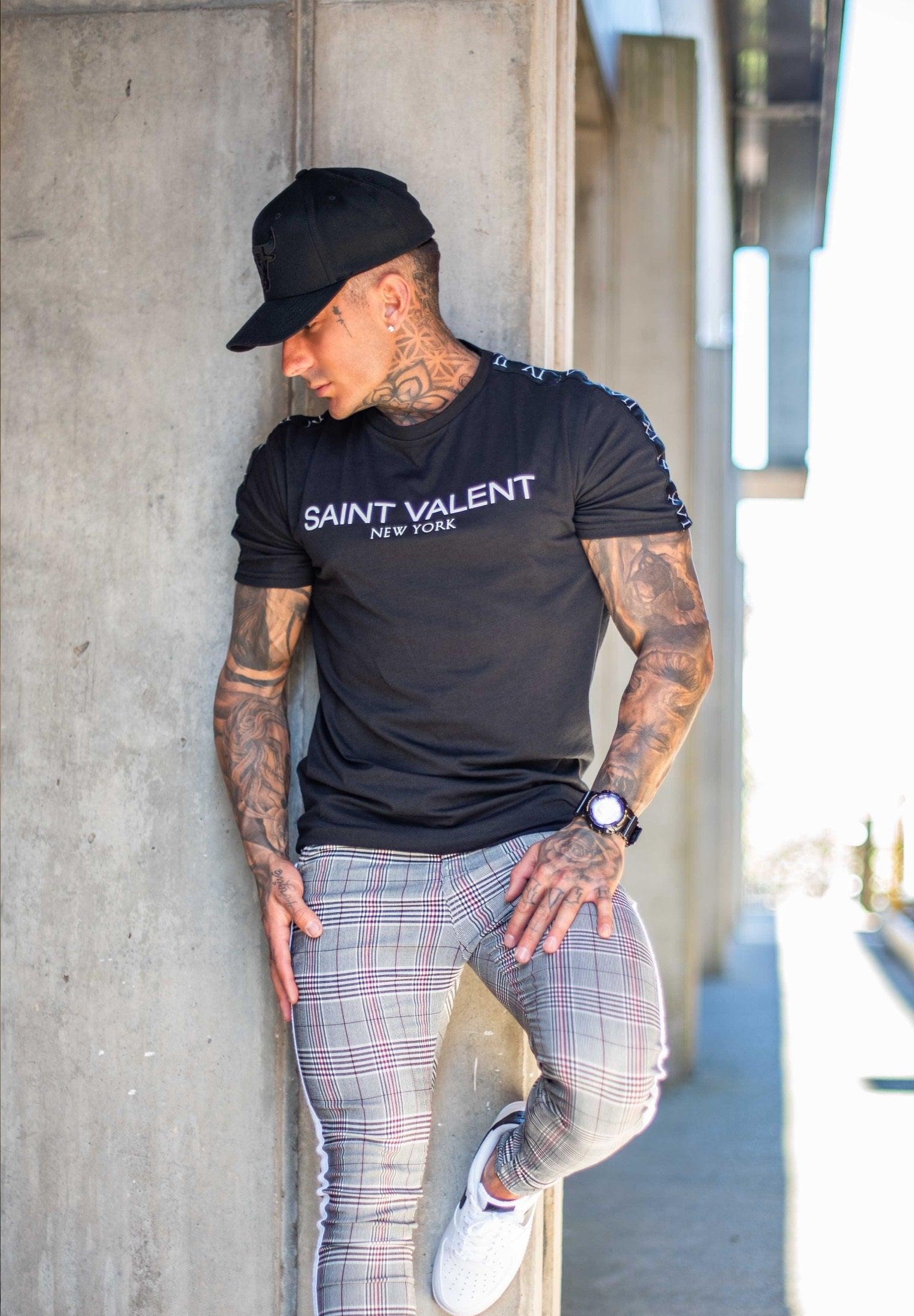 SAINT VALENT'S - Timeless Luxury Black tee - SAINT VALENT®